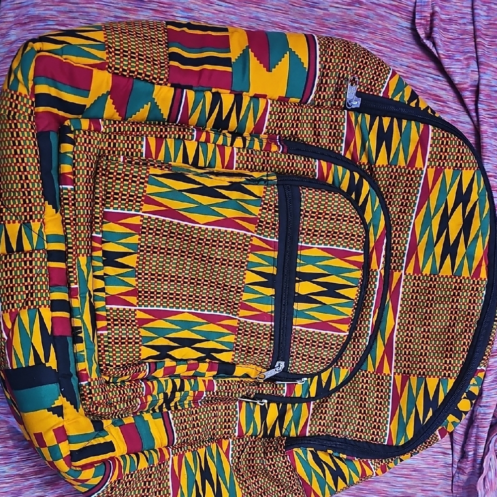 Colorful Patterned Women's Bag (African Print Handmade)